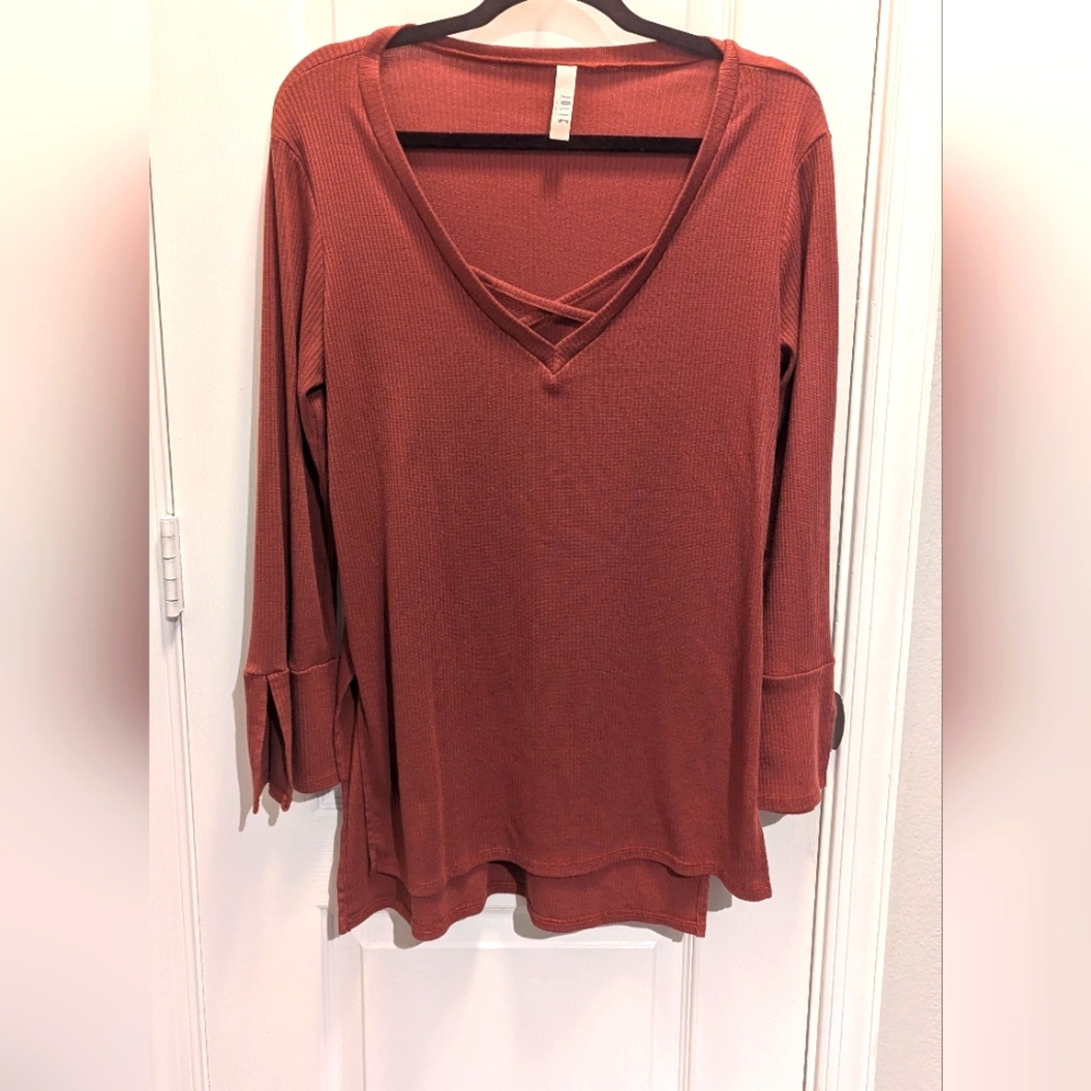 Jolie Tunic Top Size Medium Mauve